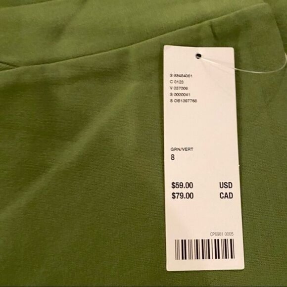 Urban Outfitters Aliya Low Rise Ponte Pant in Green 8 - Picture 6 of 6